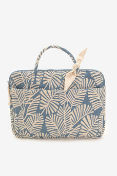 Azure Palm Laptop Bag