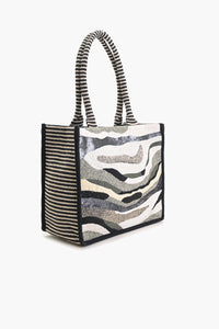 Charcoal chic Evening Tote Bag