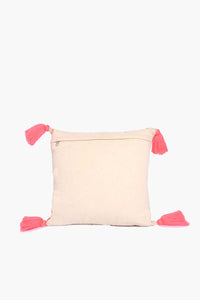 Aztec-Inspired Embroidered Cushion Cover