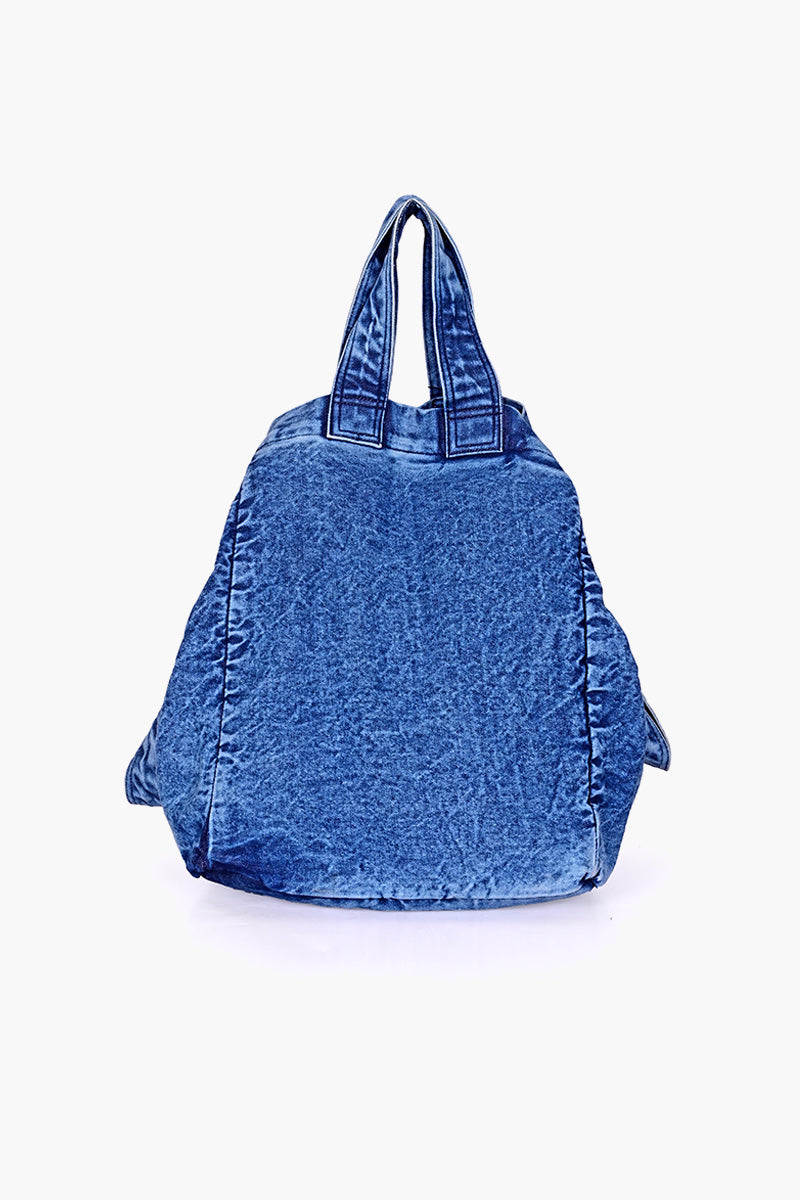 Tote Bag Blues Denim Multi-Purpose Tote For Women