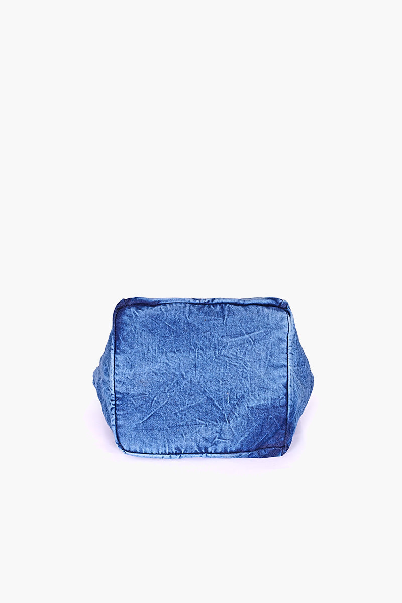 Tote Bag Blues Denim Multi-Purpose Tote For Women