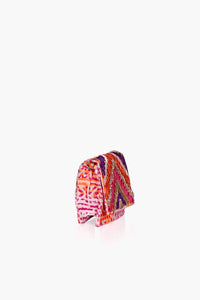 Raffia Embellished Gloria Clutch Purse For Women