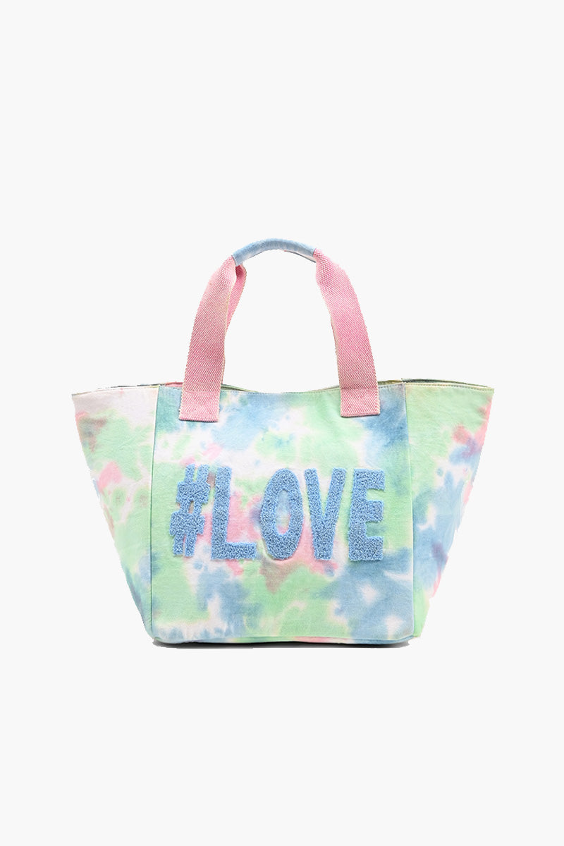 Love Embroidered Handmade Beach Tote