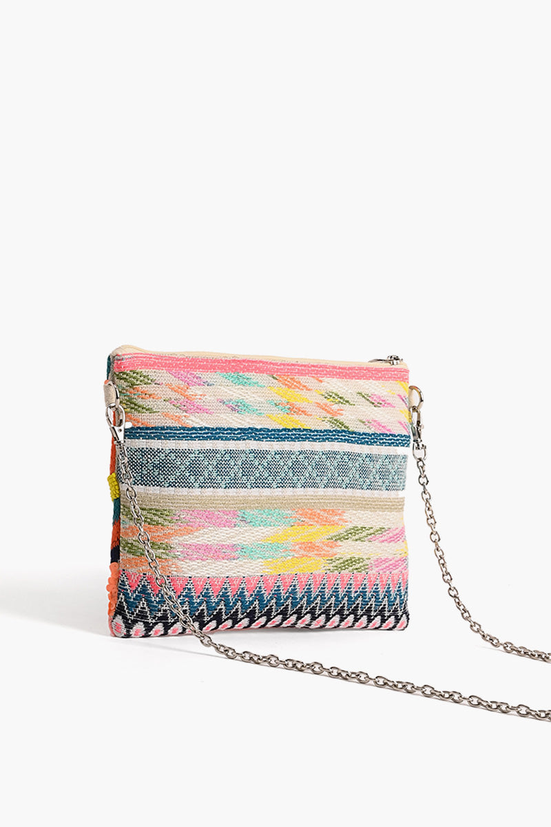 Colorful Rainbow Embellished Clutch