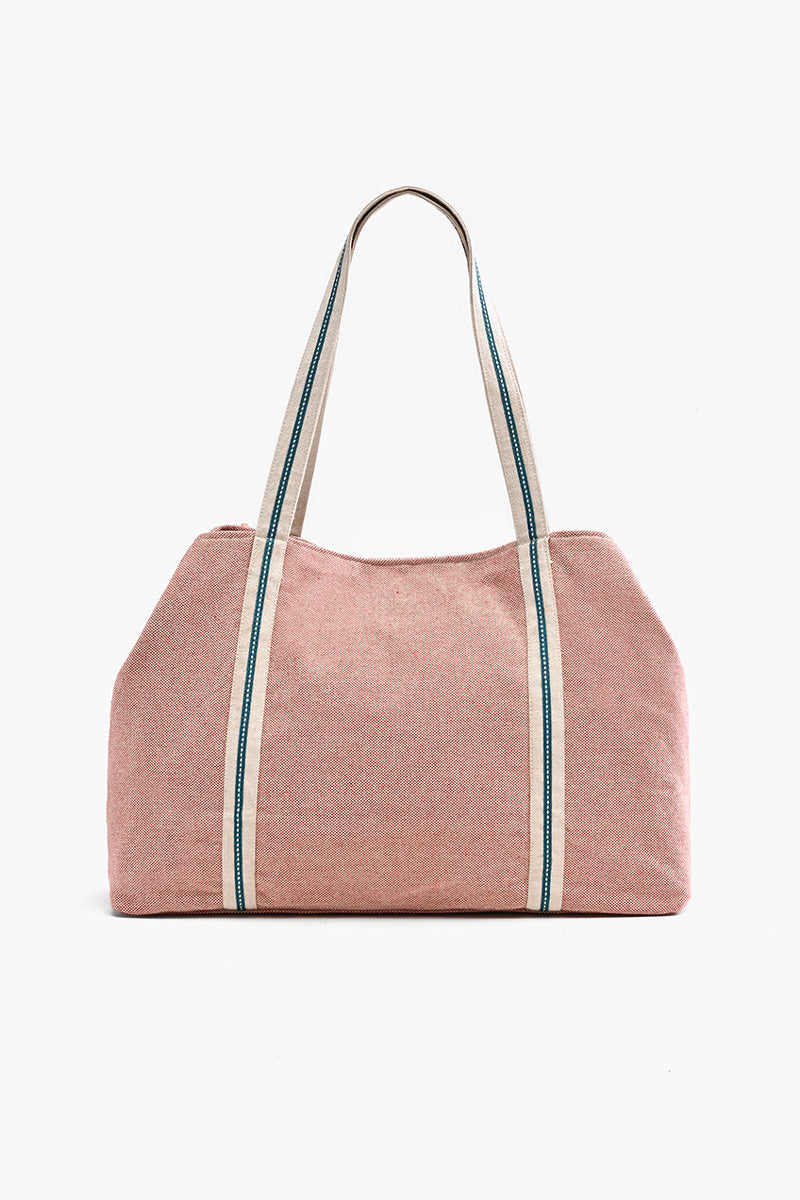 Fair Isle Resort Tote Winter Fun Embellished Tote For Women