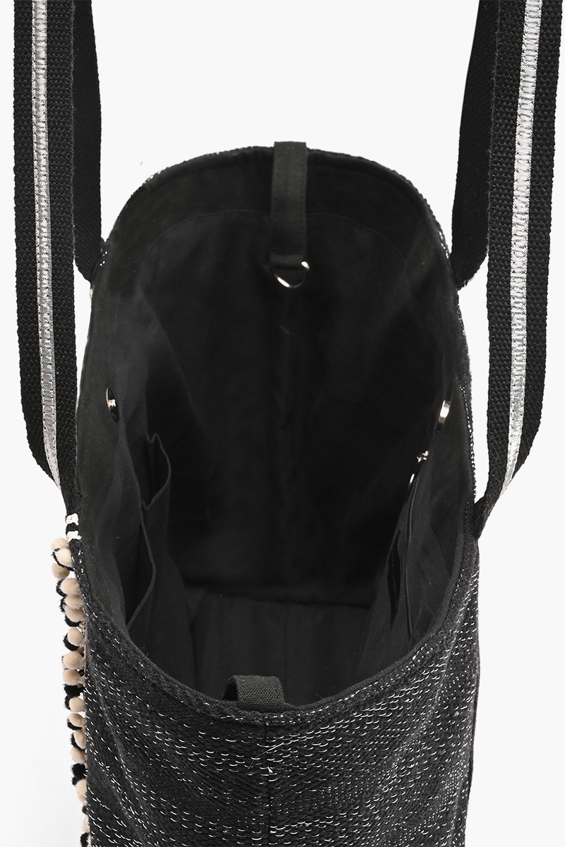 Brittney Bee Beaded Tote