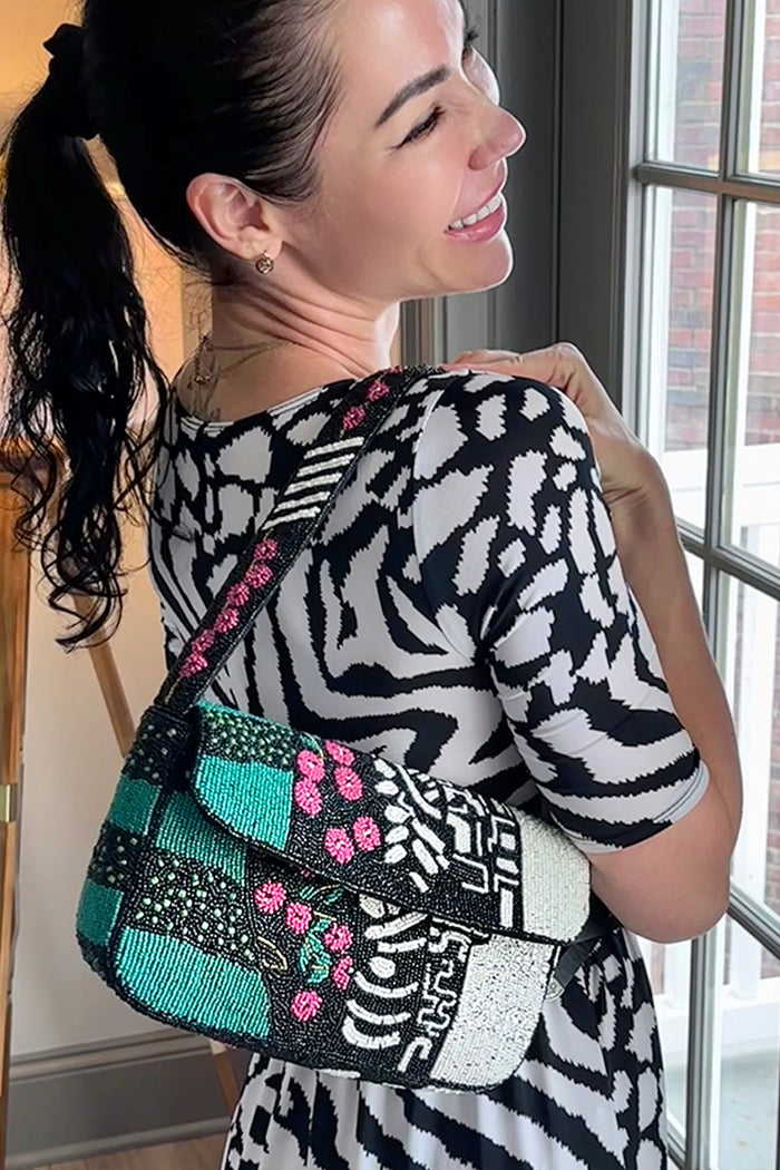 Mystique Beaded Shoulder Bag