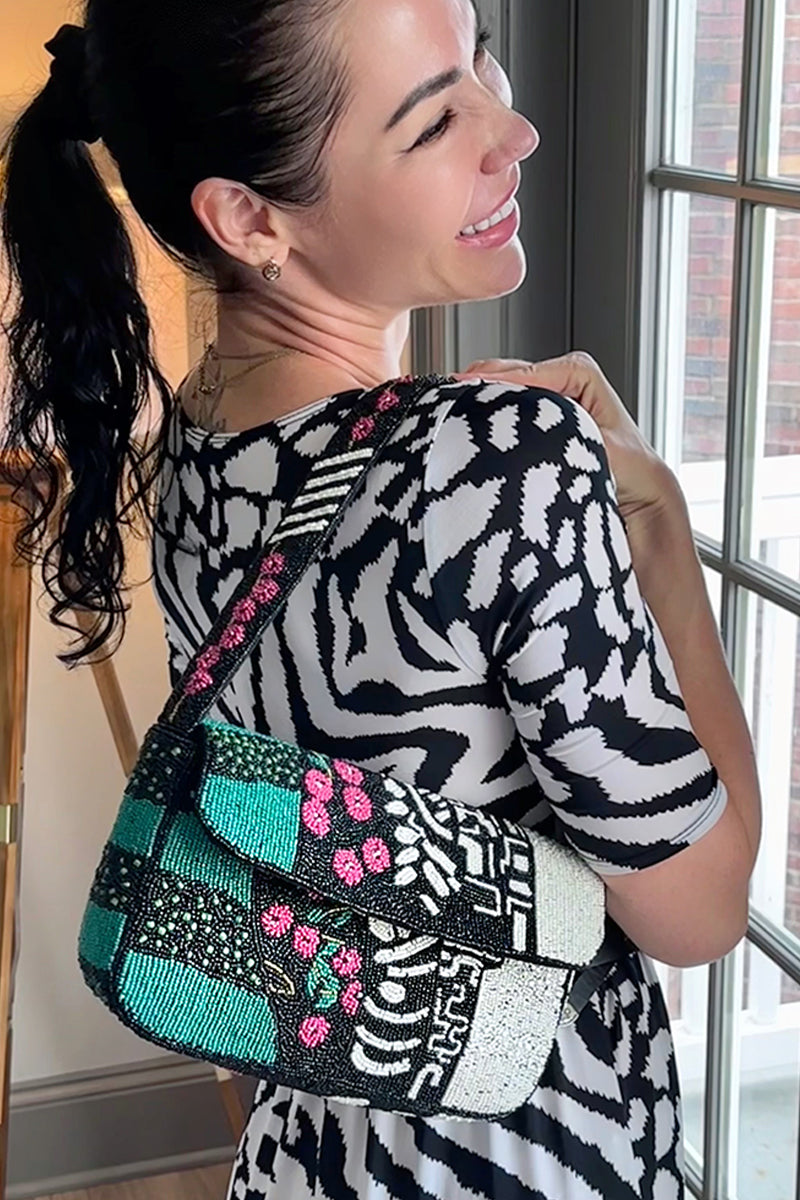 Mystique Beaded Shoulder Bag