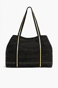 Golden Glam Floral Embellished Tote-Best Tote For Travel