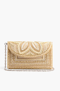 Soft Whispers Ivory Clutch