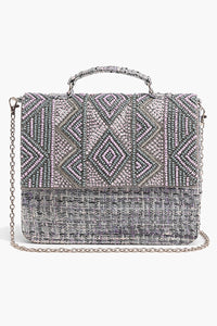 Lavender Mist Elegance Crossbody Handbag