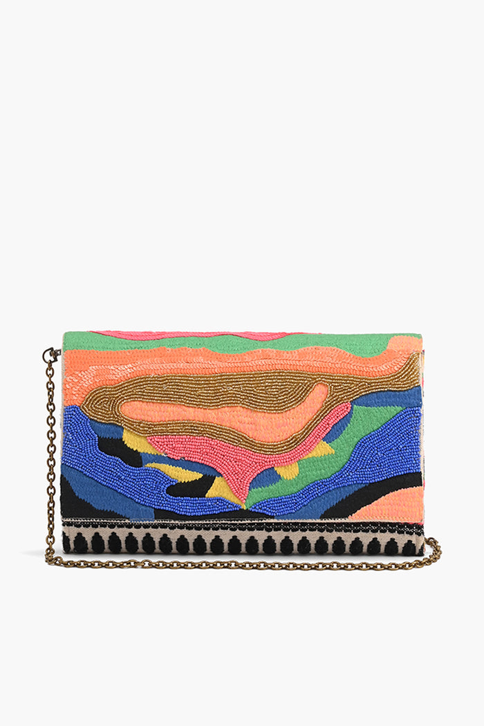 Sunset Serenity Boho Bliss Clutch