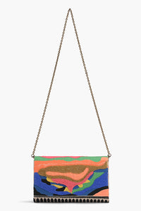 Sunset Serenity Boho Bliss Clutch