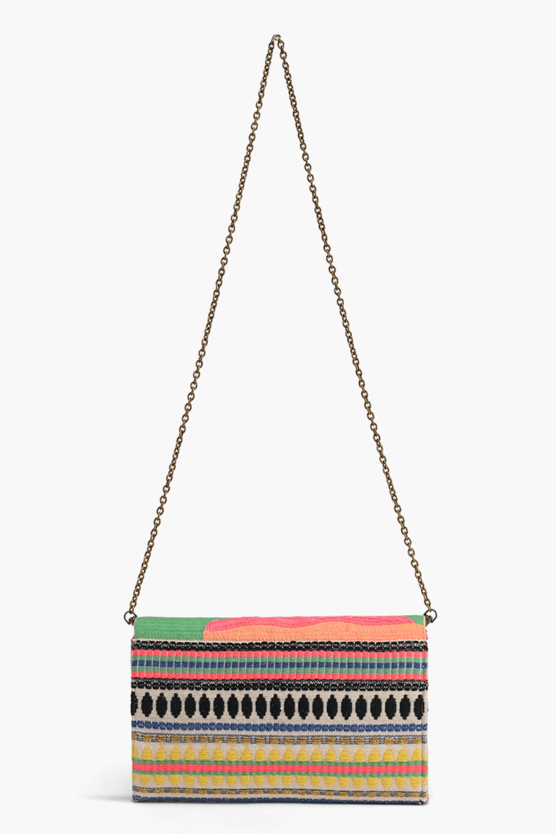 Sunset Serenity Boho Bliss Clutch