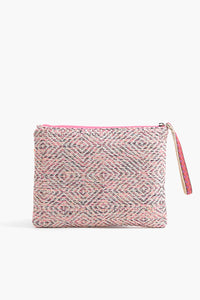 Citrus Blush Ombre Chic Clutch