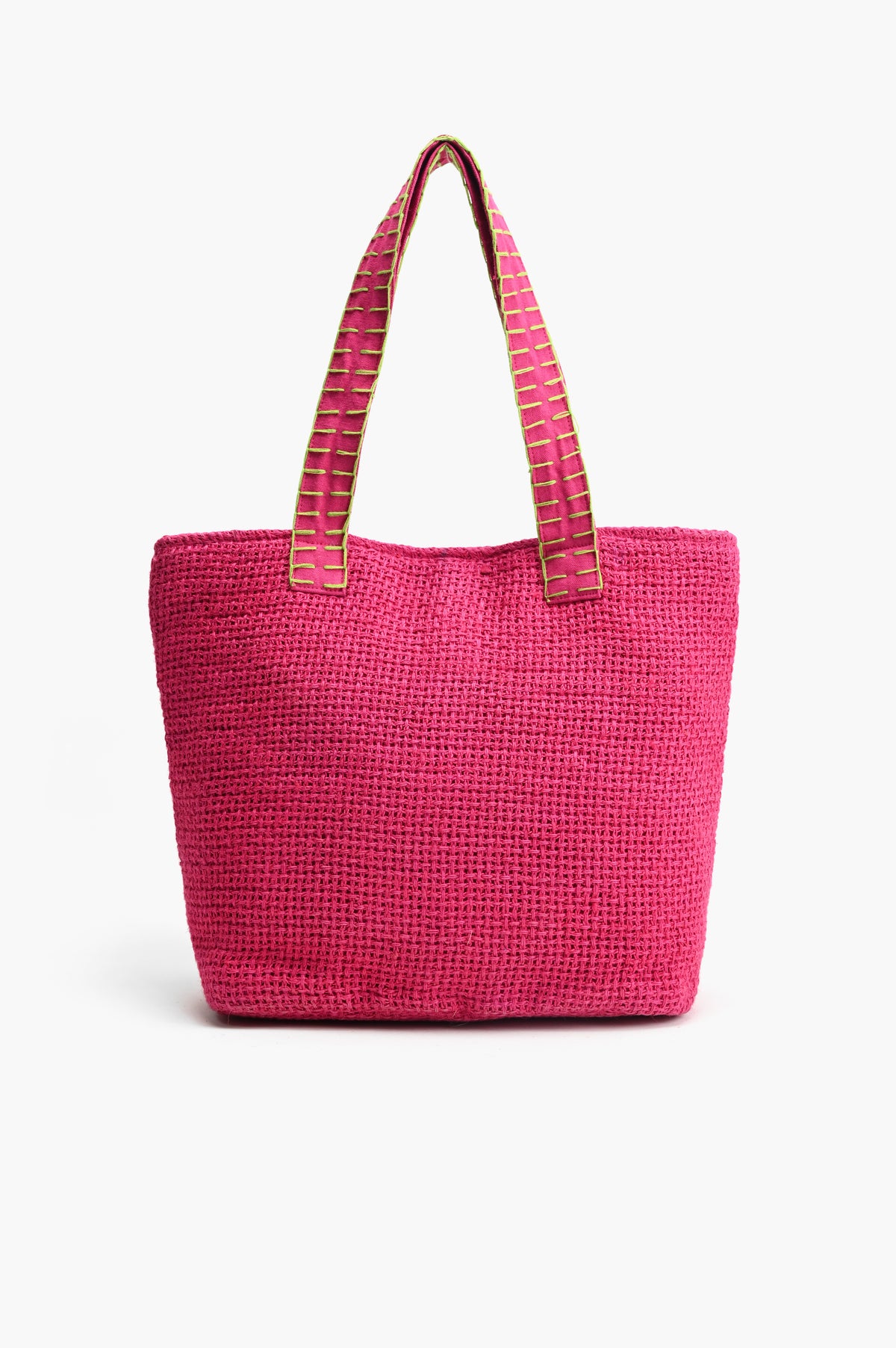 Summer Vibes - Embroidered Jute Tote