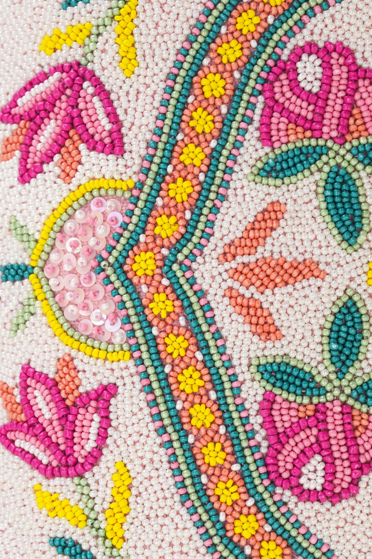 Allie Rose Beaded Top Handle Bag