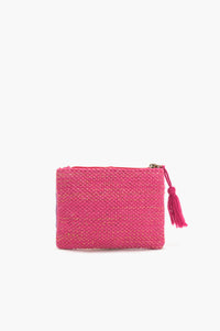 Handmade Multi-Color Striped Beaded Pouch - LOVE UP Luxury Mini Coin Pouch