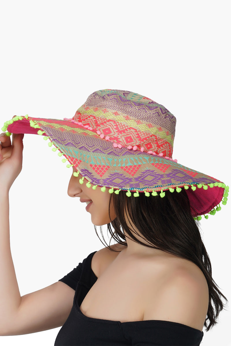 Neon Fiesta Sun Hat