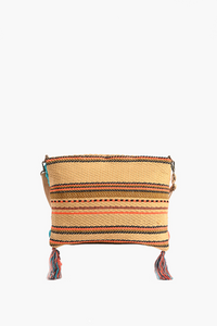 Molten Lava Tufted Crossbody Bag