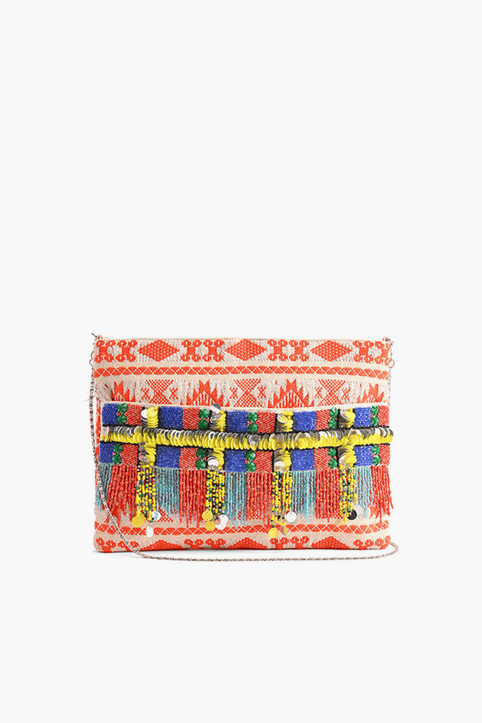 Paradise Beaded Clutch