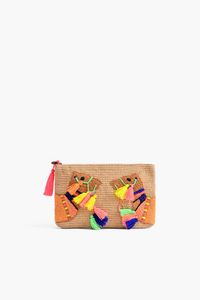 Embroidered Desert King Beach Clutch