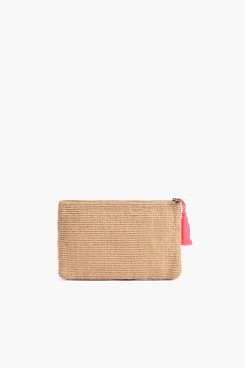 Embroidered Desert King Beach Clutch