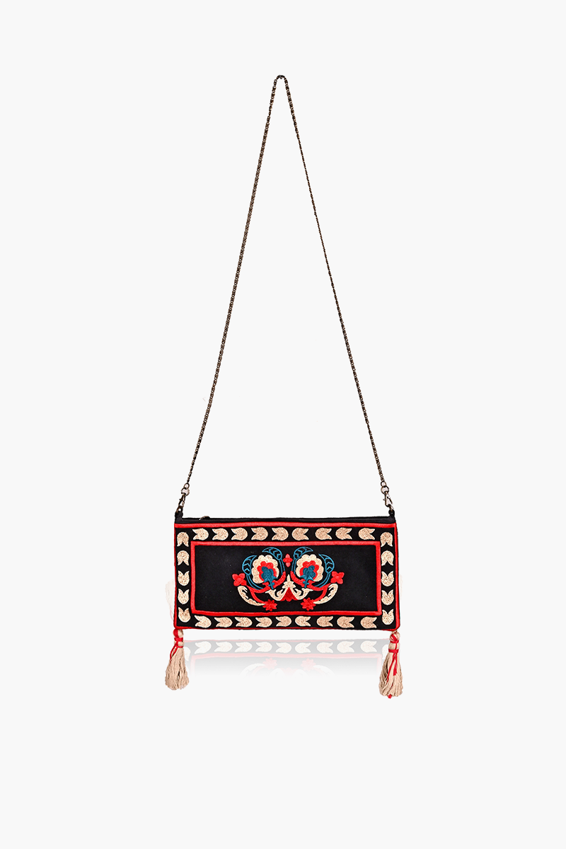 Thai Indo Fusion Embroidered Clutch