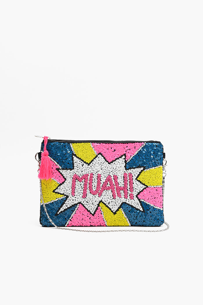Muah  Embellished Clutch