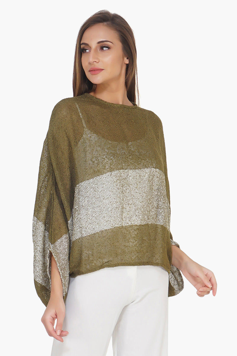 Boucle Kimono Top