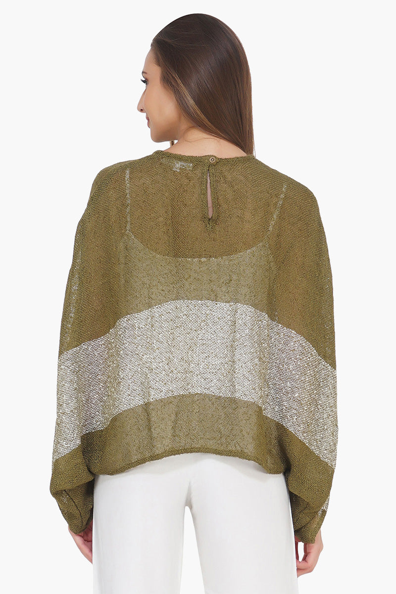 Boucle Kimono Top