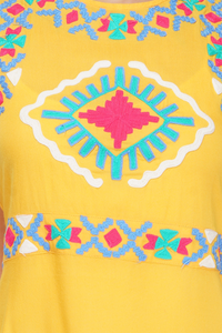 Gold Fusion Embroidered Top