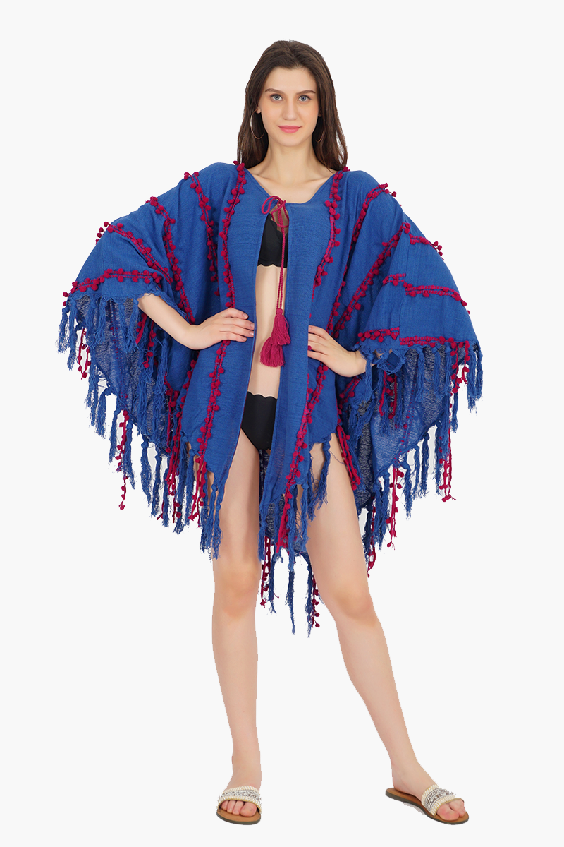Handwoven Mexican Poncho