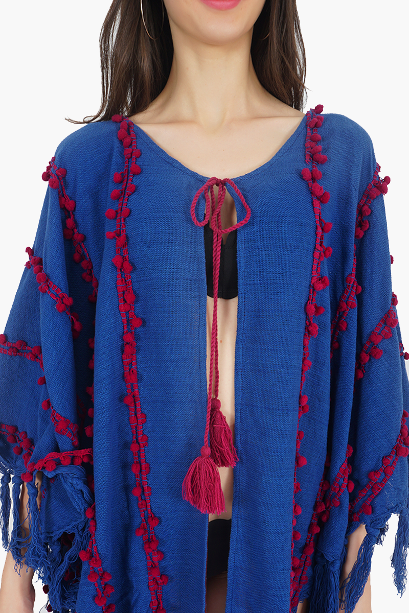 Handwoven Mexican Poncho