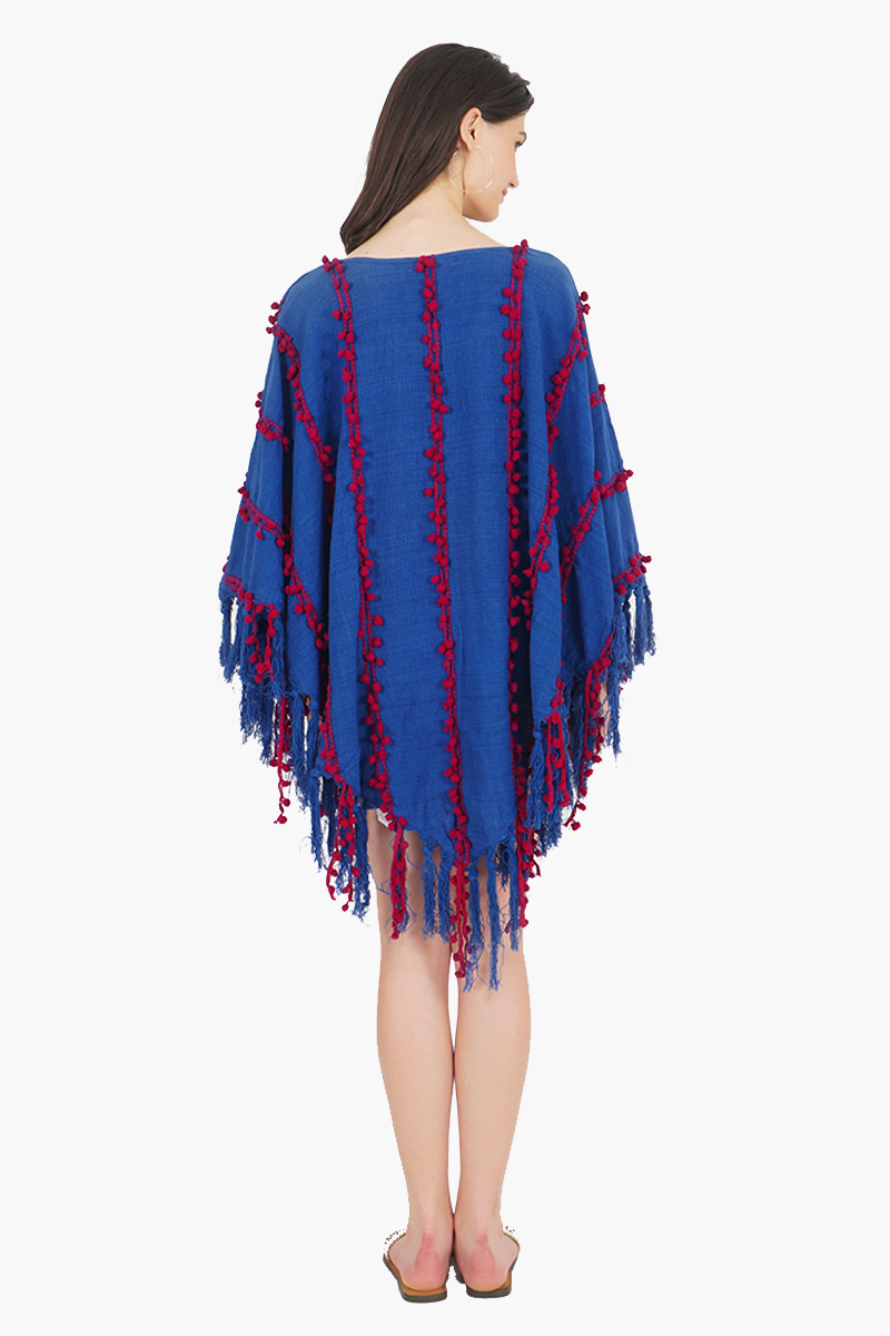 Handwoven Mexican Poncho