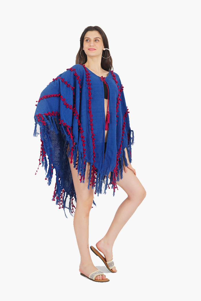 Handwoven Mexican Poncho
