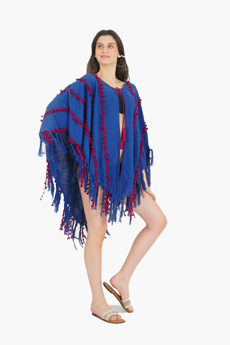Handwoven Mexican Poncho