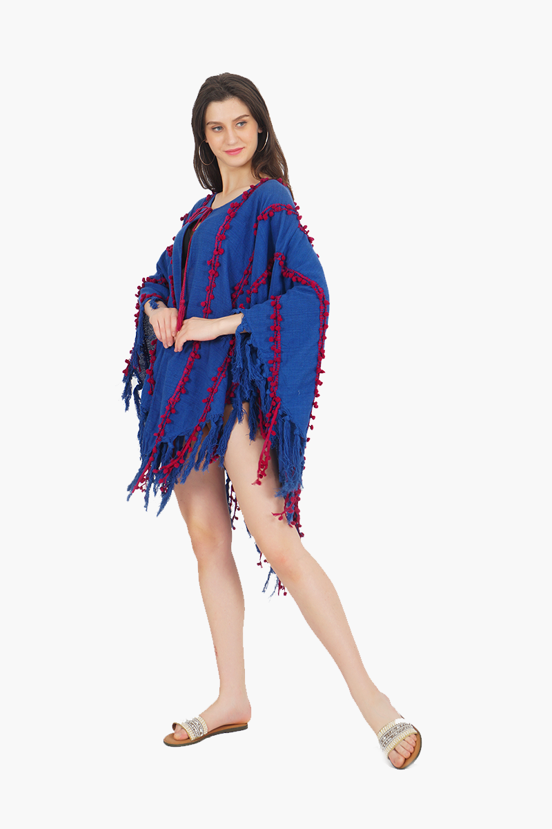 Handwoven Mexican Poncho