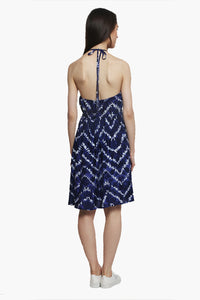Ibiza Blue Shine Short Dress