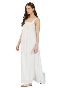 Luna Silver Stripe Maxi Dress