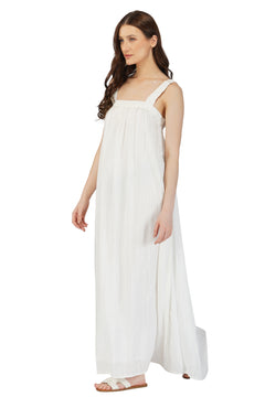 Luna Silver Stripe Maxi Dress