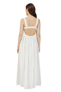 Luna Silver Stripe Maxi Dress
