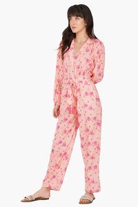 Sweet As Honey Jumpsuit-Pink Women Jumpsuit With Pockets