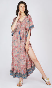 Product Title: Nina Blush Paisley Maxi Dress