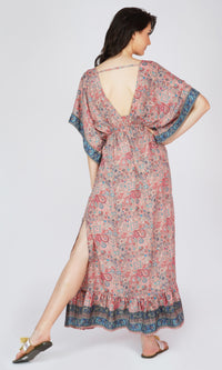 Product Title: Nina Blush Paisley Maxi Dress