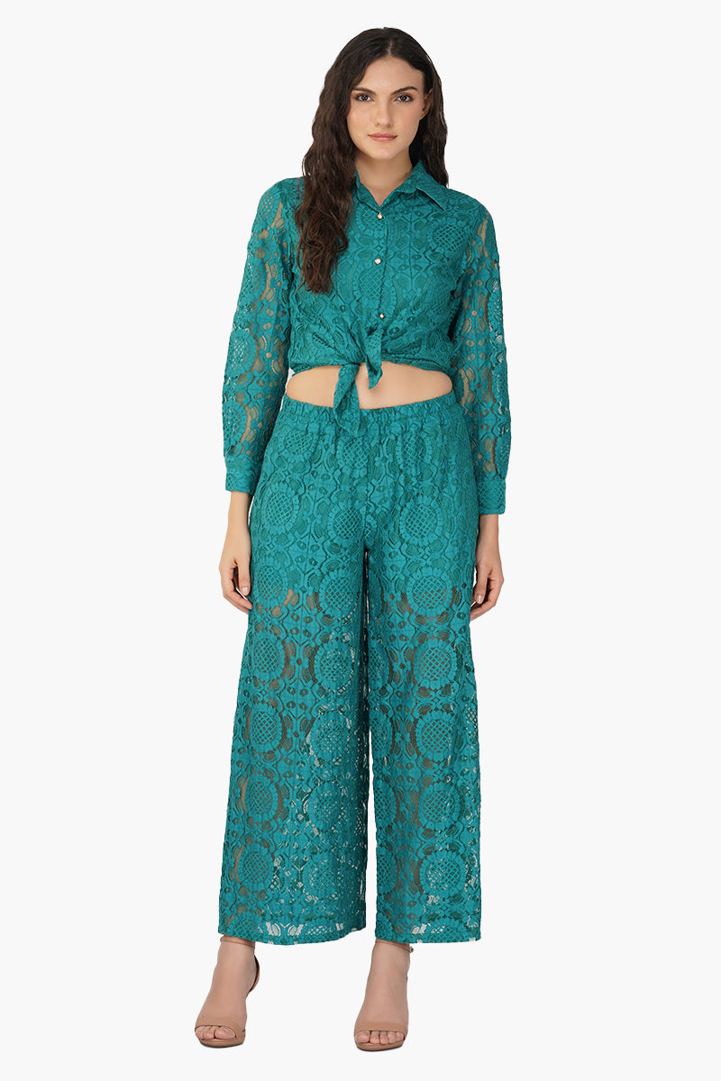 Turquoise  Mesh Co-ord set