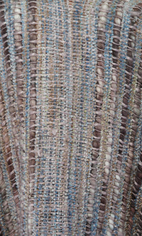 Warm-Toned Fringe Acrylic Cape