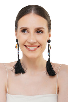 Handcrafted Toucan Beaded Earrings