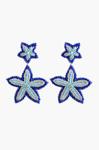 Handcrafted Starfish Beaded Earrings