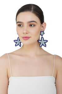 Handcrafted Starfish Beaded Earrings